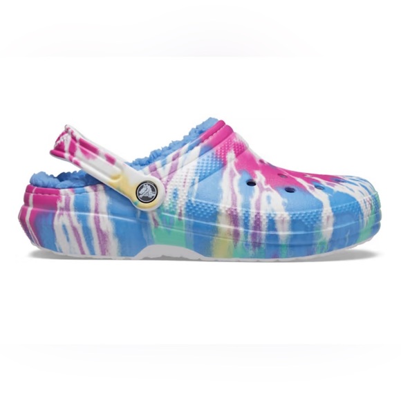 CROCS CLASSIC LINED TIE-DYE CLOG - Picture 3 of 6